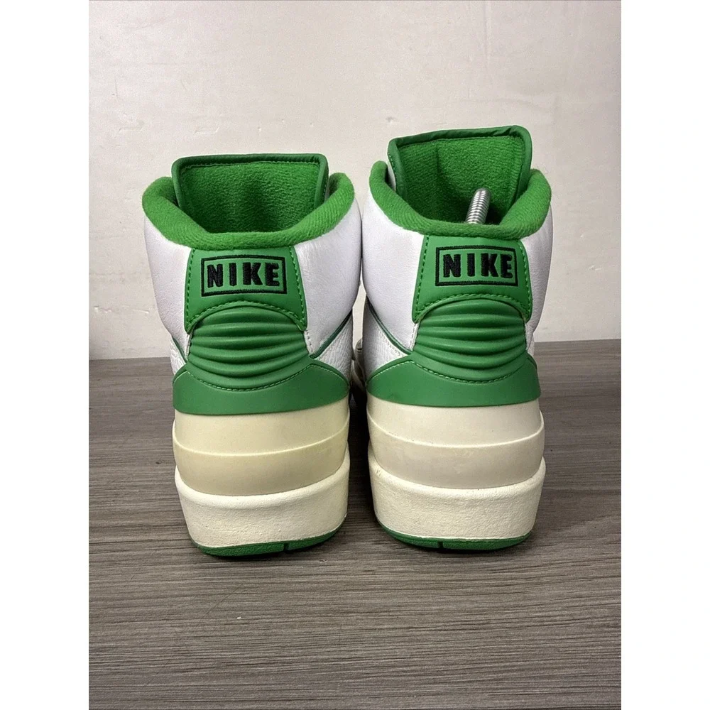 Air Jordan 2 Retro Men's Size 10 'Lucky Green' White DR8884-103